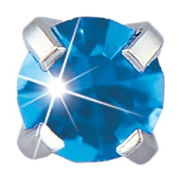 TIFFANY 3MM ZIRCONE BLU - Lovesano