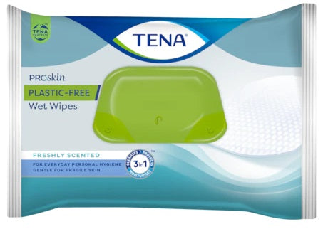 TENA WET WIPES PLASTIC FREE48P - Lovesano