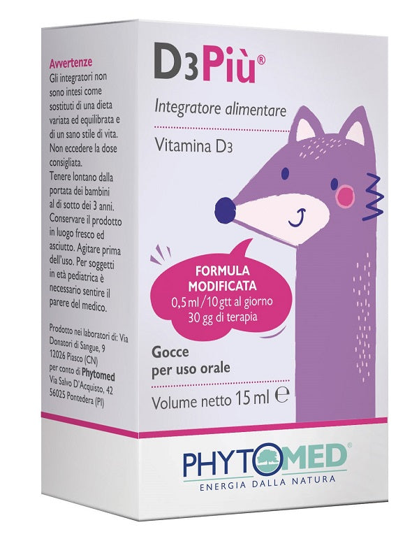 D3piu' Formula Modificata Gocce Orale 15 Ml