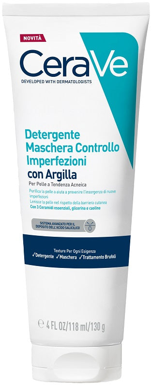 Cerave Detergente Maschera Controllo Imperfezioni 118 Ml
