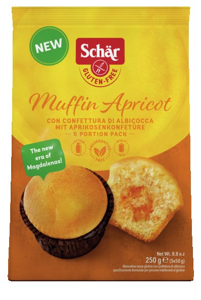 Schar Muffin Apricot 5 Pezzi Da 50 G - Lovesano