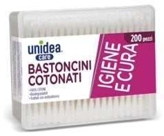 Unidea Bastoncini Cotonati 200 Pezzi - Lovesano