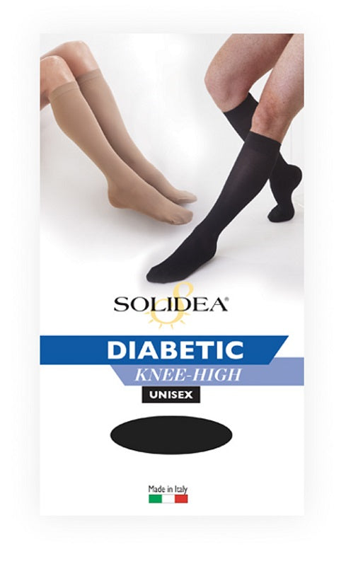 Diabetic Knee-high Nero 3-l - Lovesano