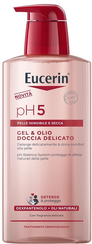Eucerin Gel & Olio Doccia Delicato 400 Ml - Lovesano