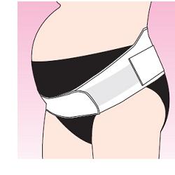 JOLIE MAMAN Fascia Gestante Bianca (78-87) M - Lovesano