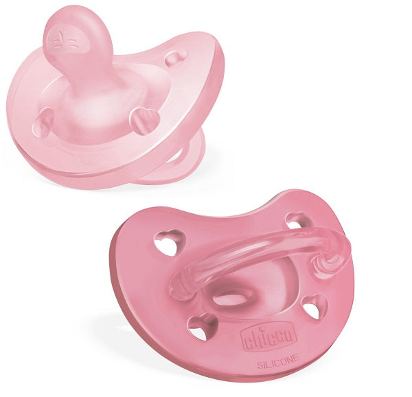 Chicco Gommotto Silicone Rosa 6-16 Mesi 2 Pezzi - Lovesano