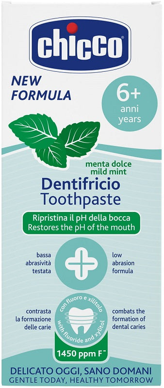 Chicco Dentifricio 6 Anni+ Menta Dolce 50 Ml - Lovesano