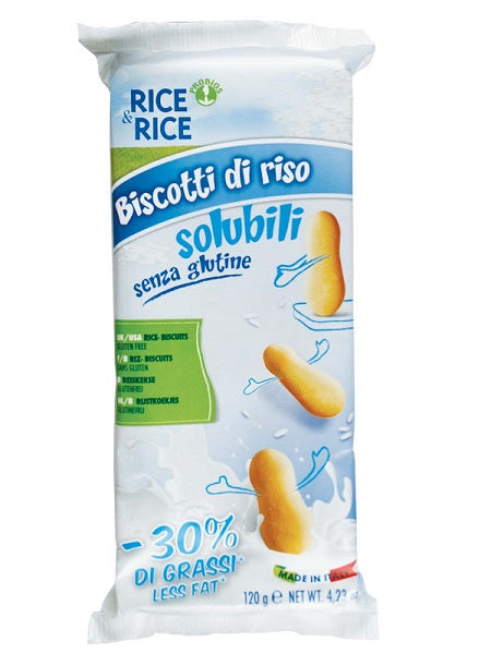 RICE & RICE Biscotto Solub.Riso 120g - Lovesano