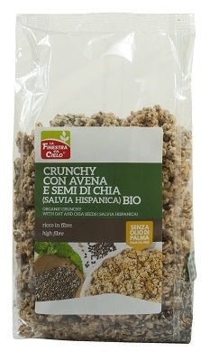 CRUNCHY AVENA CHIA 375G BIO - Lovesano