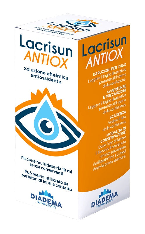 Lacrisun Antiox Soluzione Oftalmica Antiossidante Occhi Flacone Multidose 10 Ml - Lovesano