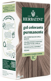 Herbatint 8c Biondo Chiaro Cenere 170 Ml