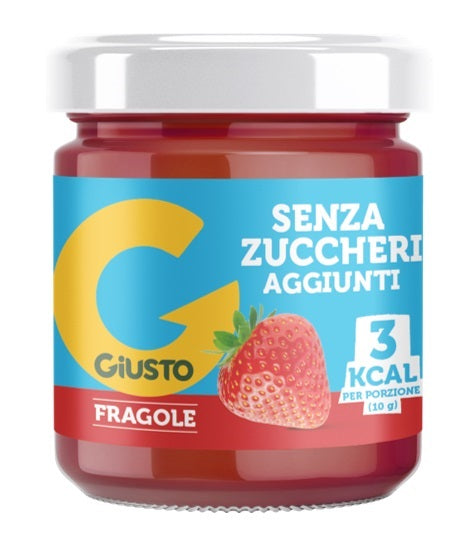 Giusto Confettura Fragola Senza Zucchero 200 G - Lovesano