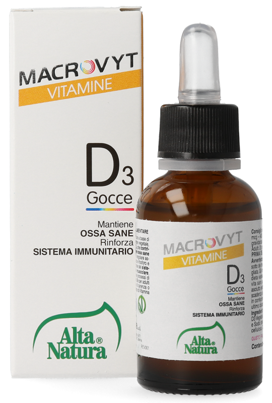 Macrovyt Vitamina D3 Veg Gocce 30 Ml - Lovesano