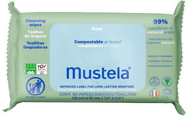 MUSTELA Salviette Comp.Prof.60pz - Lovesano