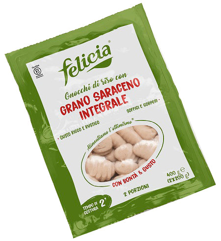Felicia Gnocchi Di Riso Con Grano Saraceno Integrale 400 G - Lovesano