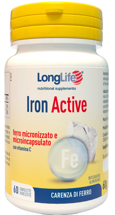 Longlife Iron Active 60 Tavolette Rivestite