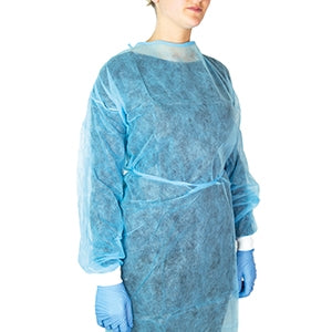 CAMICE Ster.C/Pols.Blu GARDEN. - Lovesano