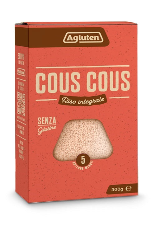 Agluten Cous Cous Riso Integrale 300 G - Lovesano