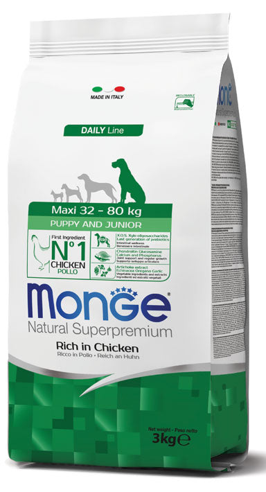 V MONGE DOG MAXI PUPPY 12KG POLL - Lovesano