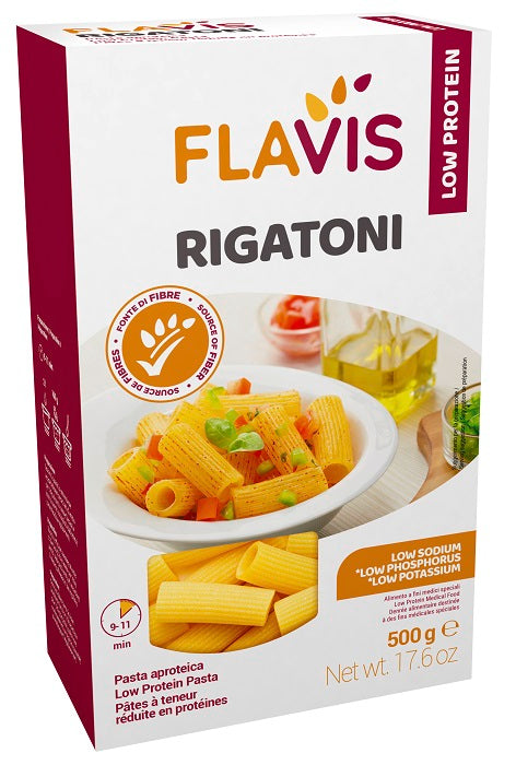 Flavis Rigatoni Aproteici 500 G - Lovesano