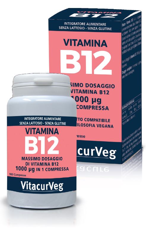 VITAMINA B12 100CPR VITACURVEG - Lovesano