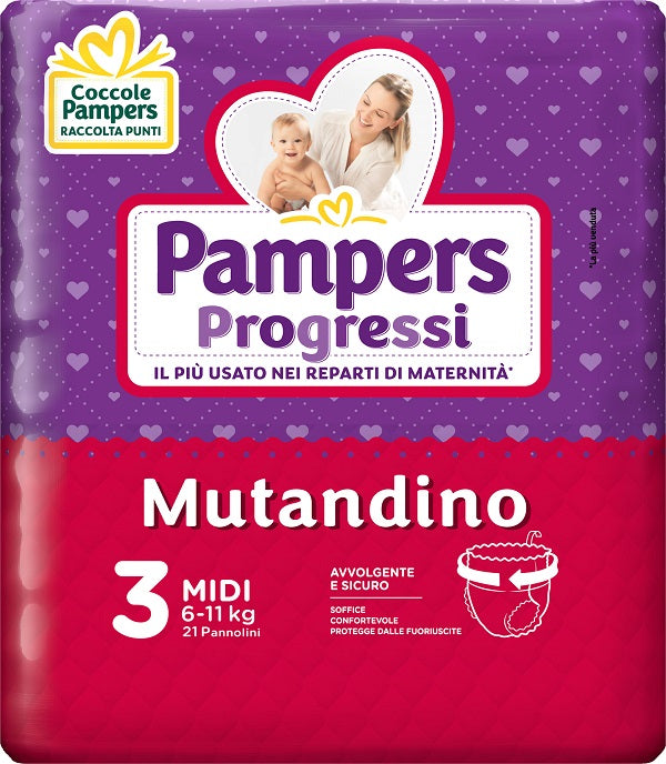 PAMPERS PROG MUT CP TG3 MI 21P - Lovesano