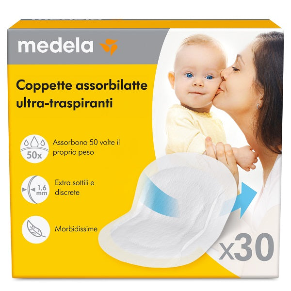 MEDELA Coppette Assorbil.30pz - Lovesano