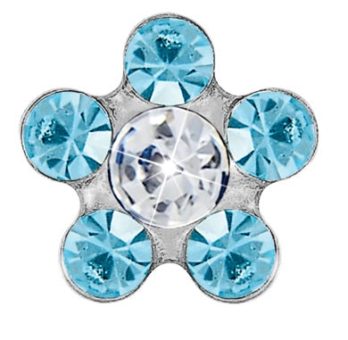 FIORE 6MM ACQUAMARINA/PUNTO CR - Lovesano