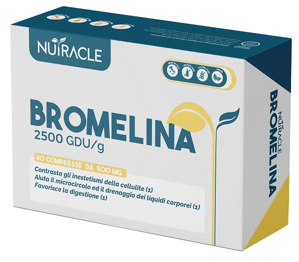 Nutracle Bromelina 40 Compresse Da 500 Mg - Lovesano