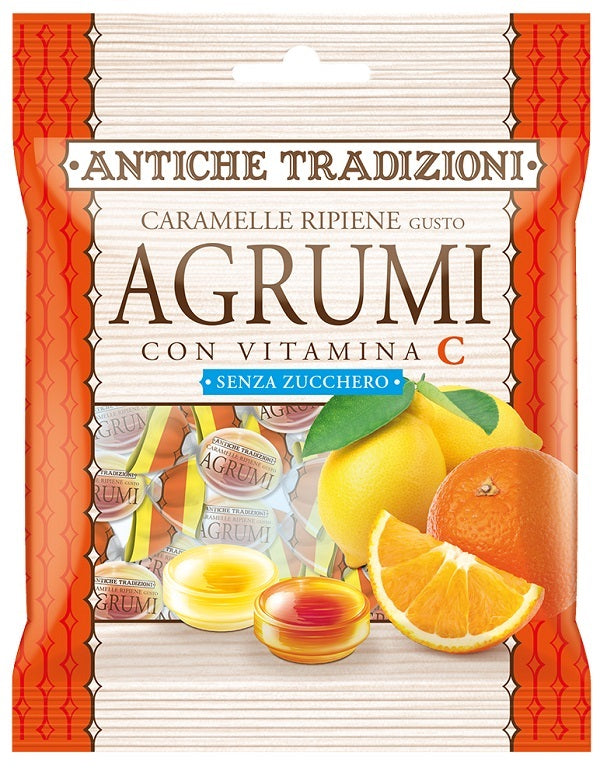 Antiche Tradizioni Caramelle Ripiene Agrumi 60 G - Lovesano