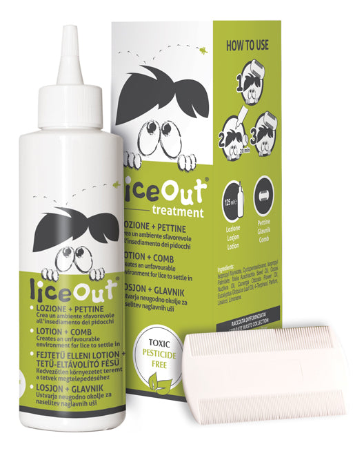 Liceout Lozione Da 125 Ml + Pettine - Lovesano