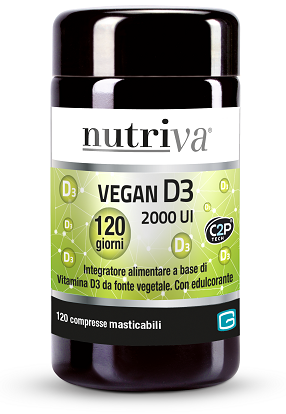 NUTRIVA VEGAN D3 120CPR CABASSI - Lovesano