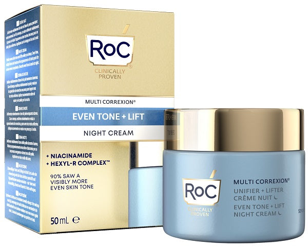 Roc Multi Correxion Even Tone + Lift Night Cream 50 Ml - Lovesano