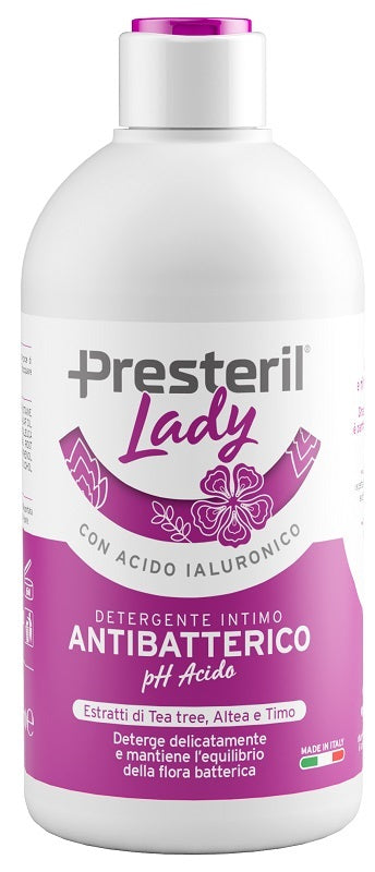 Lady Presteril Detergente Intimo Antibatterico/ph Acido 500 Ml - Lovesano
