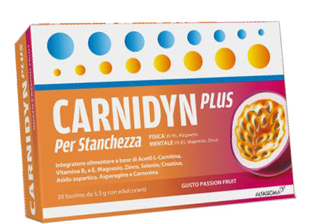 Carnidyn Plus 20 Bustine Da 5,3 G Gusto Passion Fruit - Lovesano