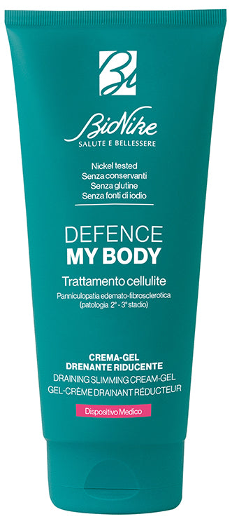 Defence My Body Trattamento Cellulite Crema-gel Drenante Riducente 75 Ml