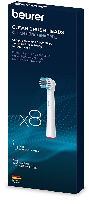 Tb Clean Testine Spazzolini Elettrici 8 Pezzi - Lovesano