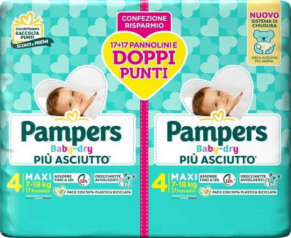 PAMPERS BD DUO DOWNC 4 MAXI 7-18 - Lovesano