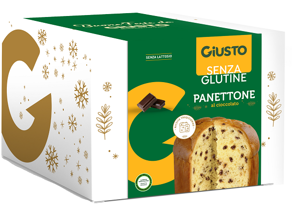 GIUSTO S/G Panettone con Cioccolato 500g - Lovesano