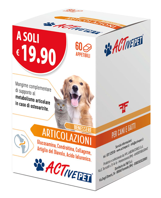 ACTIVE PET ARTICOLAZIONI 60CPR - Lovesano