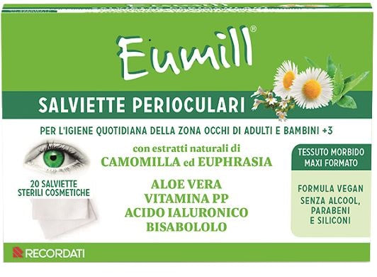 Eumill Salviette Perioculari 20 Pezzi - Lovesano