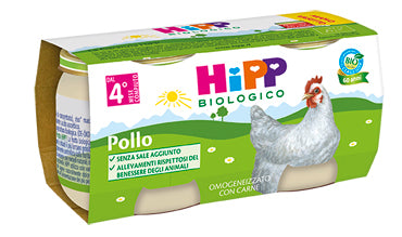 HIPP BIO OMOG POLLO 2X80G - Lovesano
