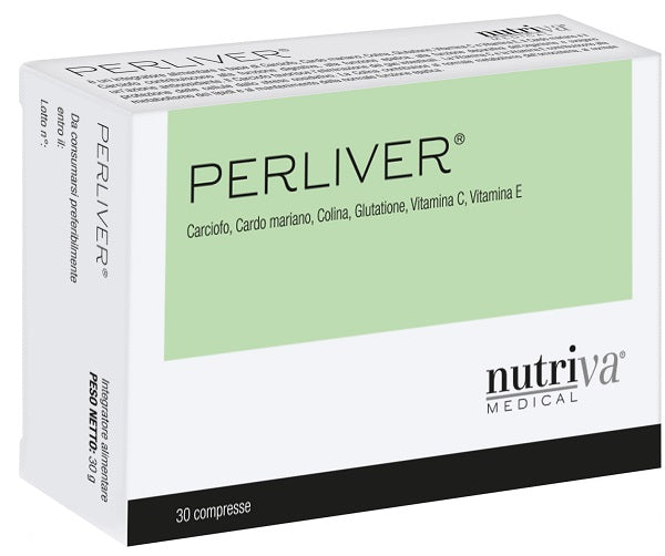 Perliver 30 Compresse Senza Glutine Naturalmente Privo Di Lattosio