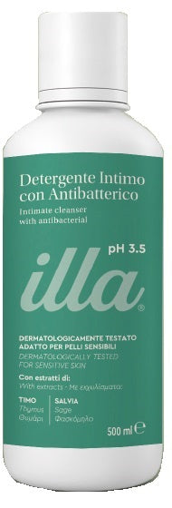 Illa Detergente Intimo Antibatterico Ph 3,5 500 Ml - Lovesano