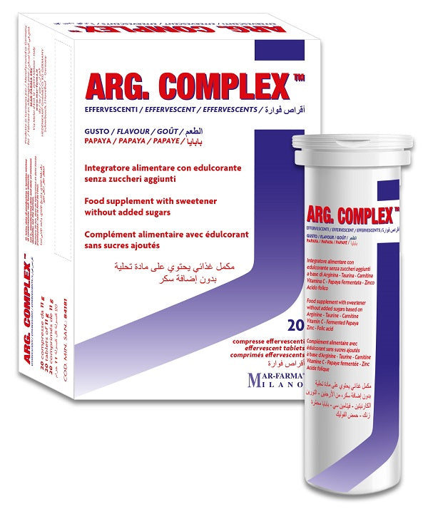 Arg Complex 20 Compresse Effervescenti - Lovesano