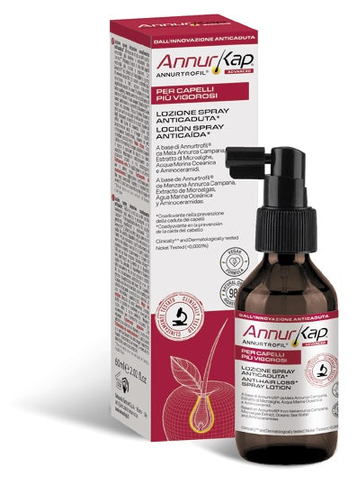 Annurkap Advanced Lozione Spray Coadiuvante Anticaduta 60 Ml