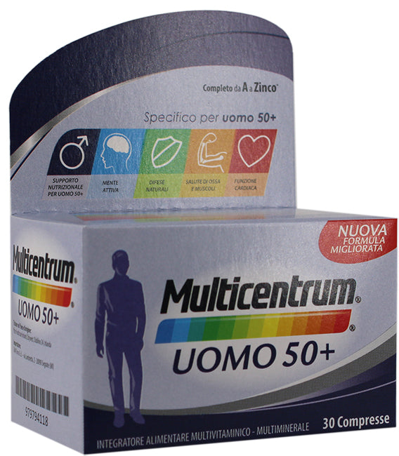 MULTICENTRUM UOMO 50+ 30CPR GMM - Lovesano