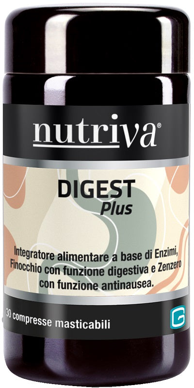 Nutriva Digest Plus 30 Compresse Masticabili - Lovesano
