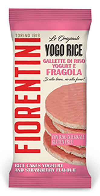 Yogorice Gallette Riso Yogurt Fragola 100 G - Lovesano