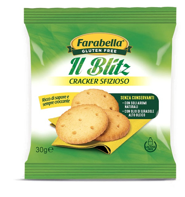 Farabella Gluten Free Il Blitz Cracker Sfizioso Senza Lattosio 30 G - Lovesano